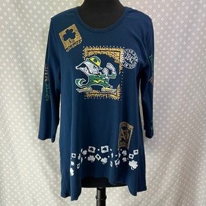 Notre Dame Pretty Tunic Top